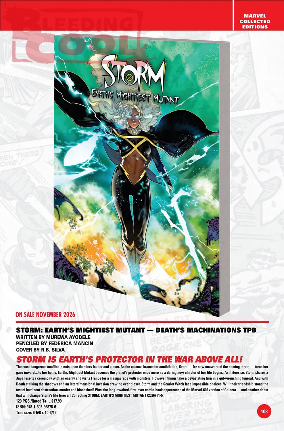 Marvel Comics September 2026 Official Full Solicits And Solicitations