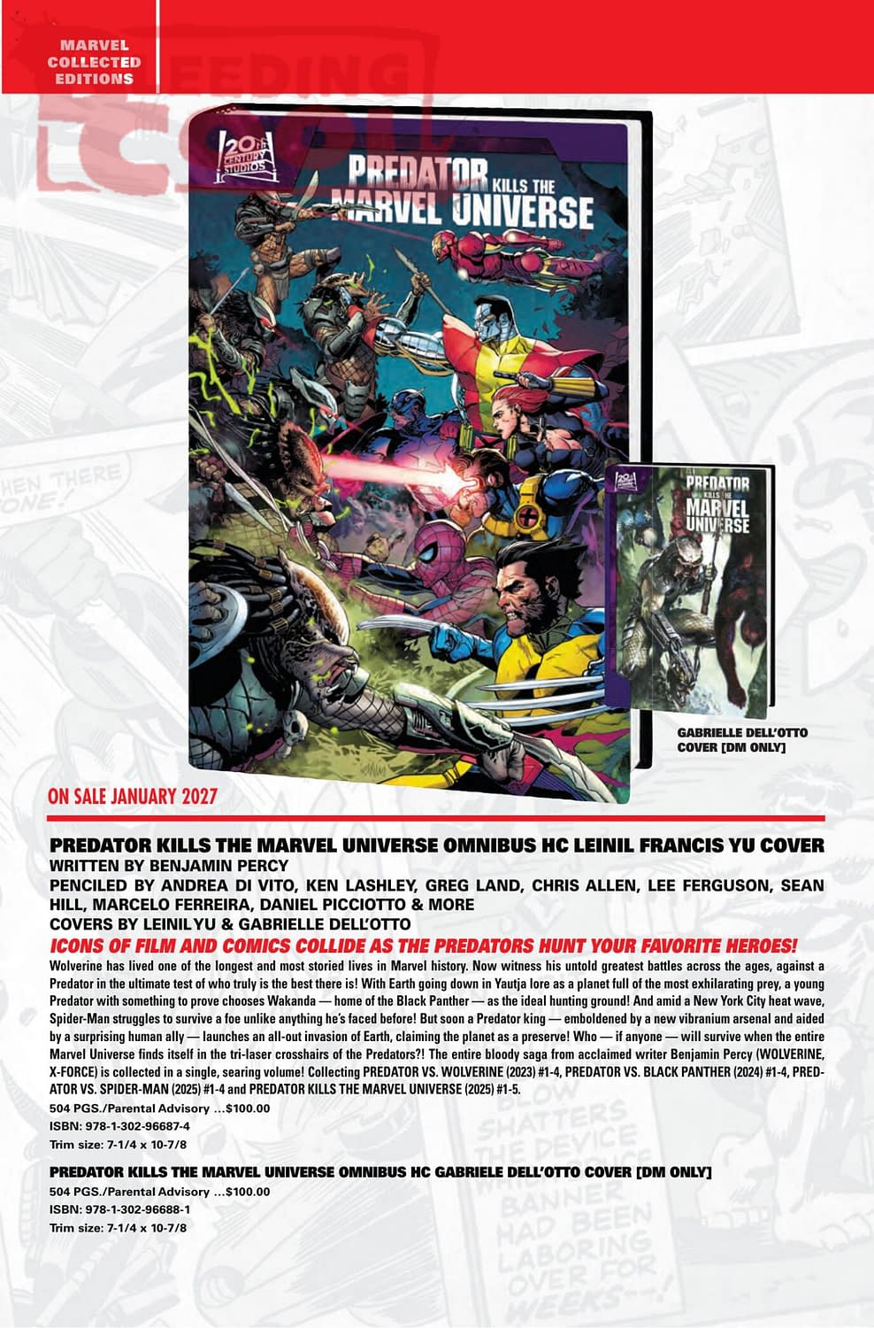 Marvel Comics September 2026 Official Full Solicits And Solicitations