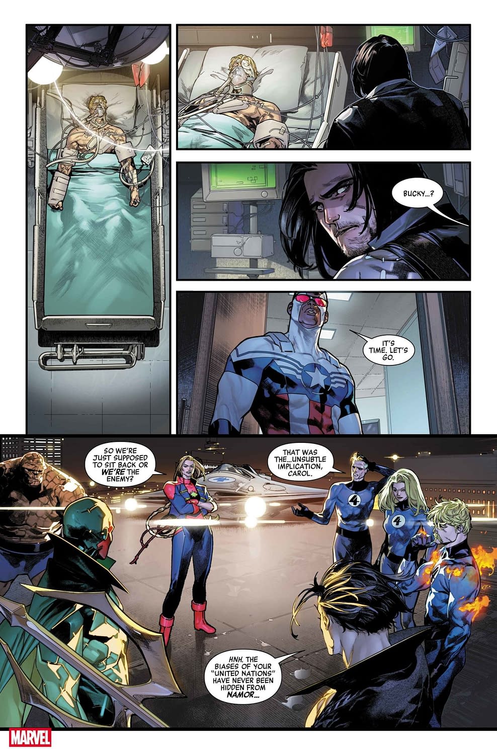 The Avengers Vs The Red Hulk in Avengers: Armageddon