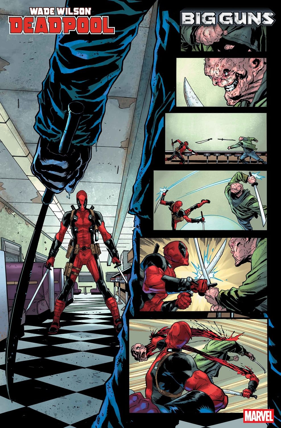 First Look Inside Punisher/Deadpool Big Guns Marvel Crossover Event