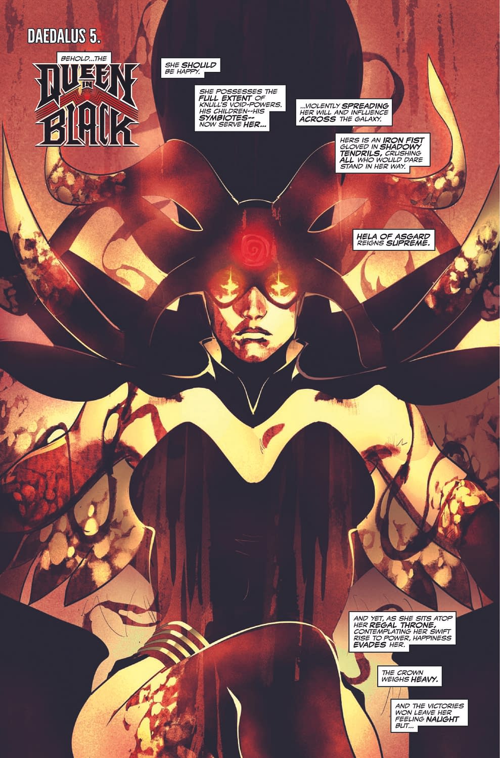 Queen In Black Preview In Knull
