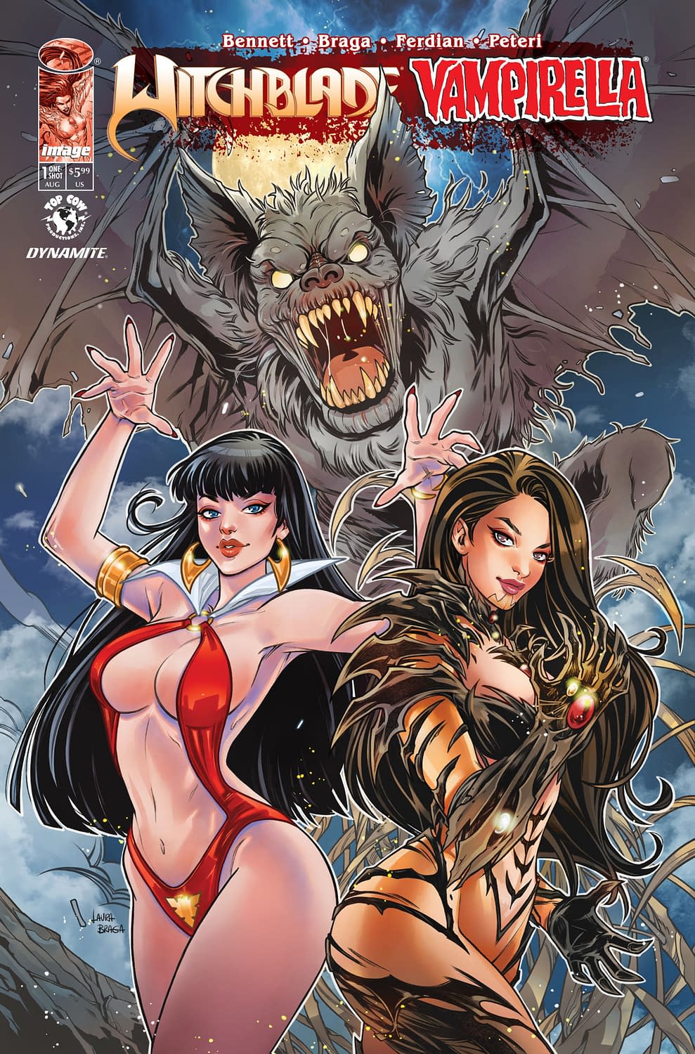 Marguerite Bennett, Laura Braga Create Witchblade/Vampirella One-Shot