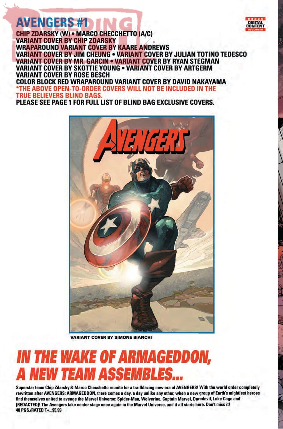 Marvel Comics September 2026 Official Full Solicits And Solicitations