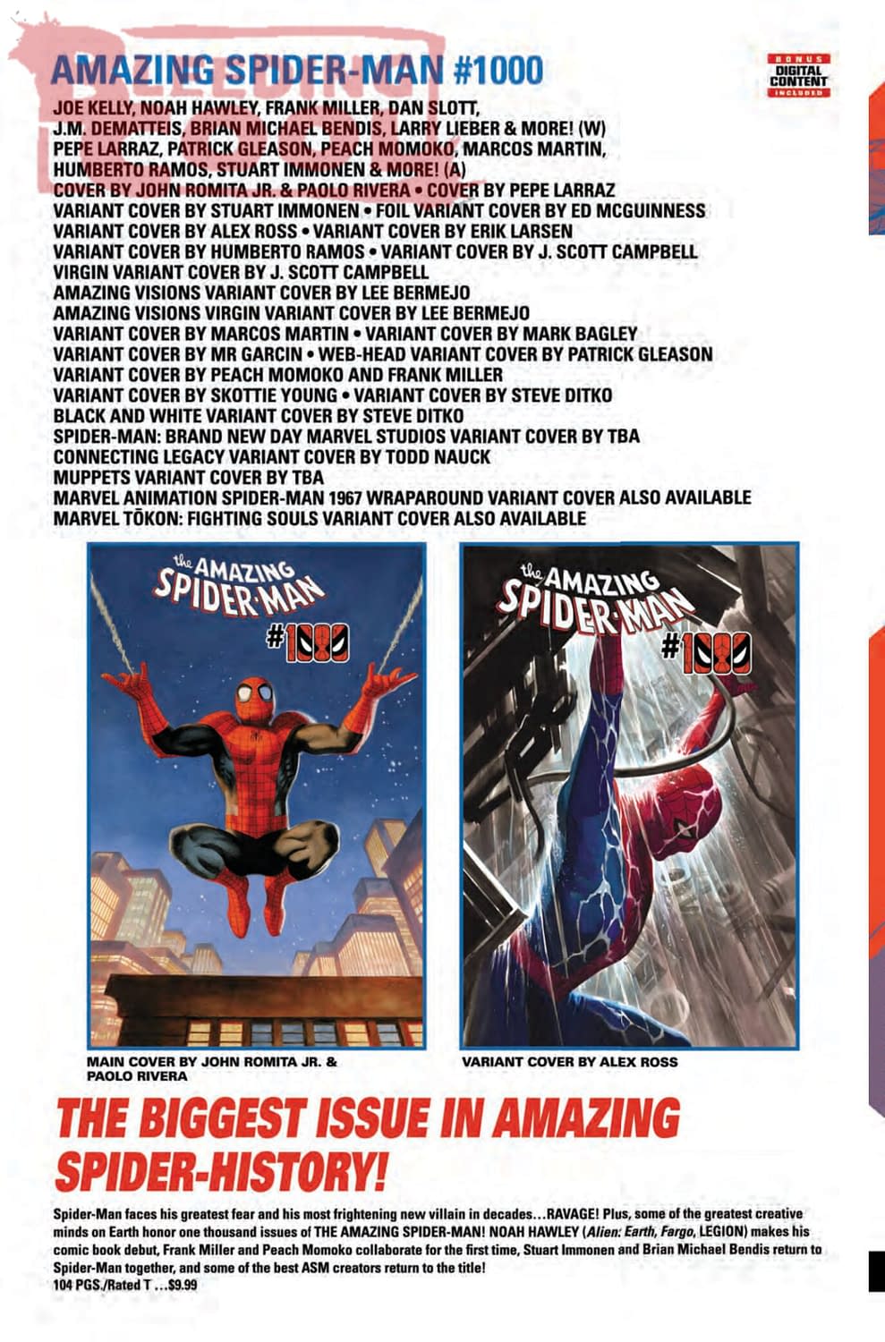 Marvel Comics September 2026 Official Full Solicits And Solicitations