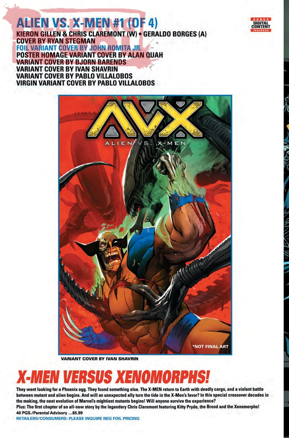 Marvel Comics September 2026 Official Full Solicits And Solicitations