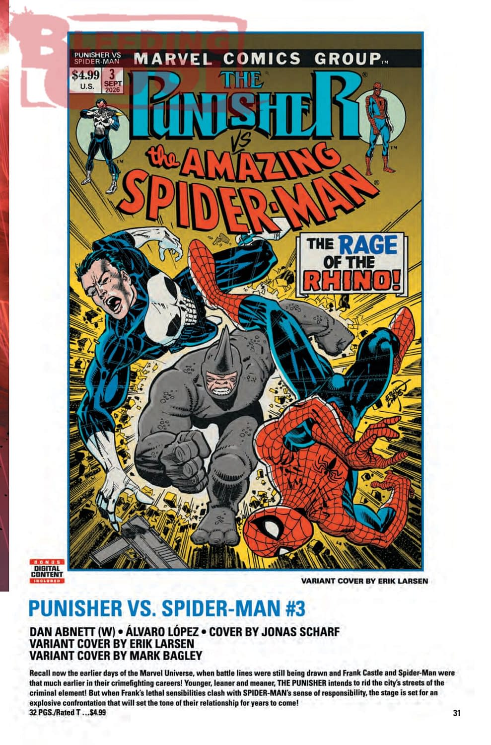 Marvel Comics September 2026 Official Full Solicits And Solicitations