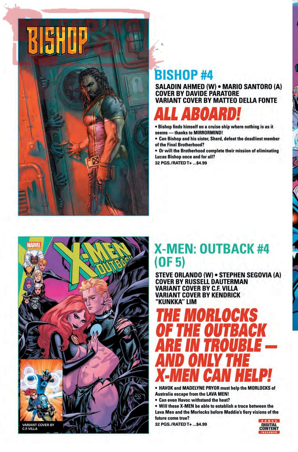 Marvel Comics September 2026 Official Full Solicits And Solicitations