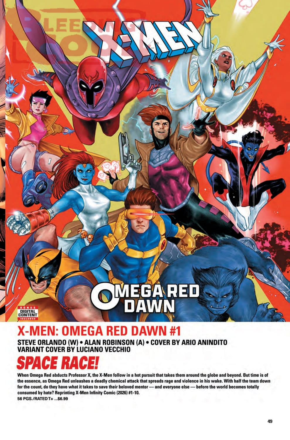 Marvel Comics September 2026 Official Full Solicits And Solicitations