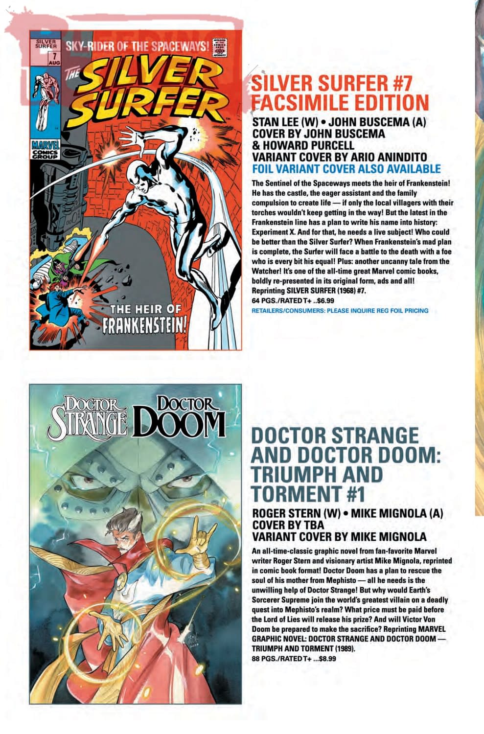 Marvel Comics September 2026 Official Full Solicits And Solicitations