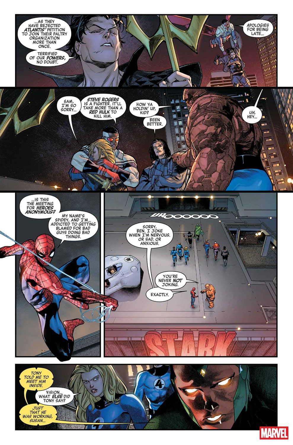 The Avengers Vs The Red Hulk in Avengers: Armageddon