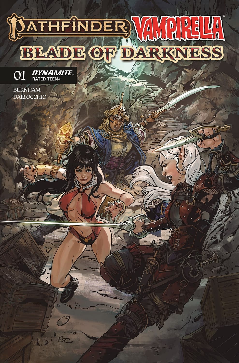 Pathfinder/Vampirella: Blade Of Darkness Crossover From Dynamite/Paizo