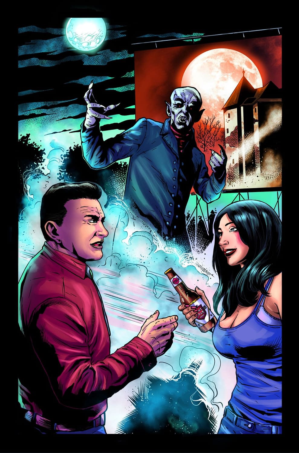 Joe Bob Briggs & Darcy The Mail Girl Launch New Comic, MonsterVision