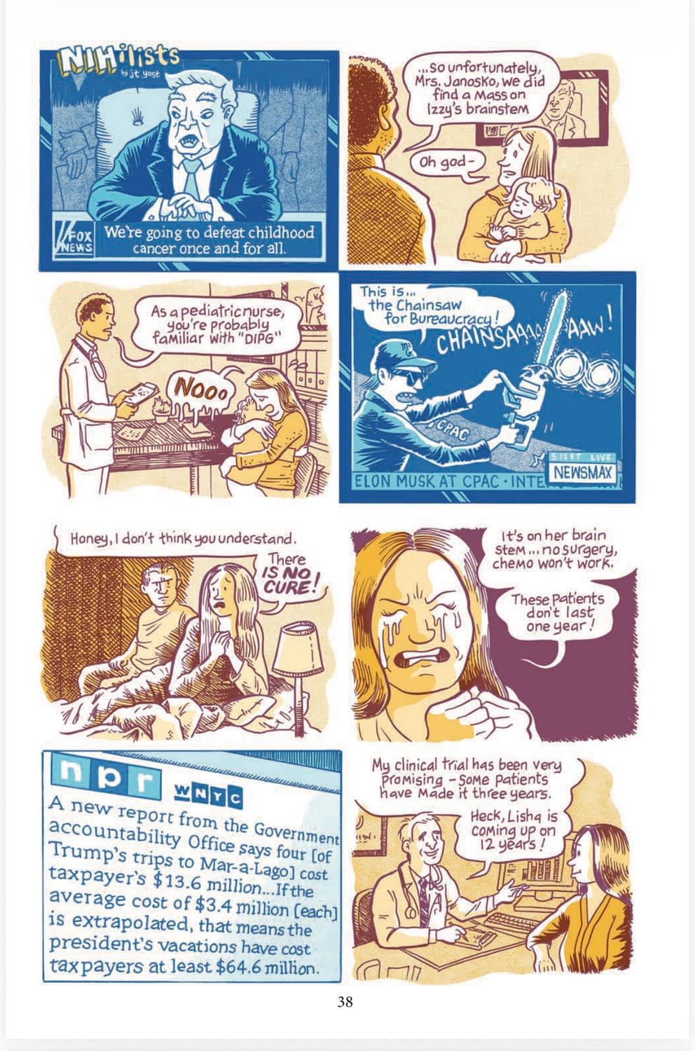 Times Like These, Bill Sienkiewicz, Emil Ferris & Peter Kuper Protest