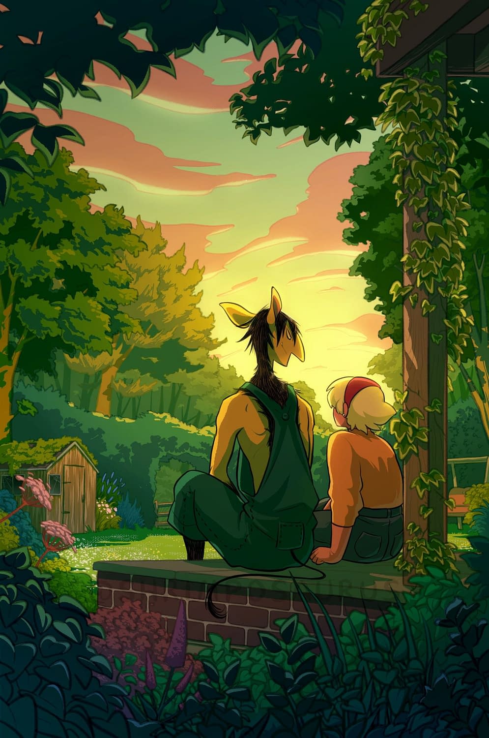 Romantic Cozy Fantasy Graphic Novel Debut, Lemon Green by Shaz Mohseni