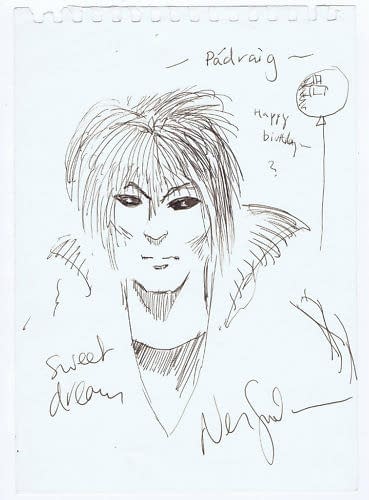 From eBay &#8211; Cerebus Drawn As Lady Gaga And Sandman Drawn&#8230; Poorly