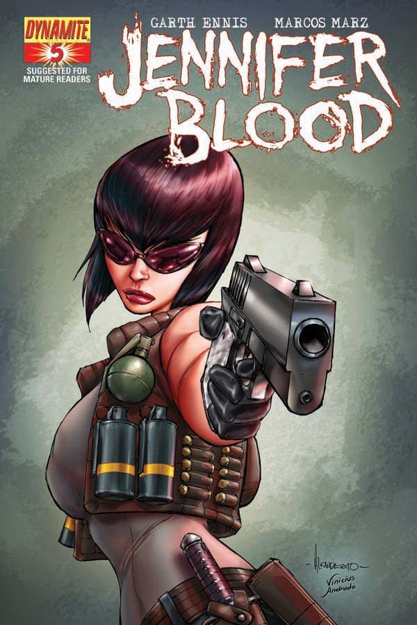 Dynamite's Covers For June Of The Ennis Variety