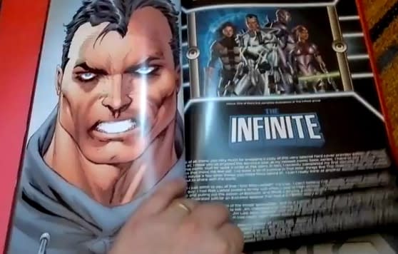 A Quick Flick Through Rob Liefeld And Robert Kirkman's The Infinite In Hardcover At San Diego Comic Con