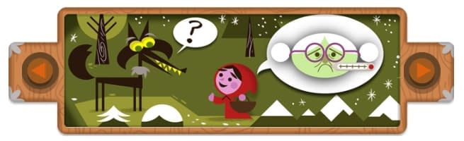 The Google Doodle Red Riding Hood Comic Book For Christmas