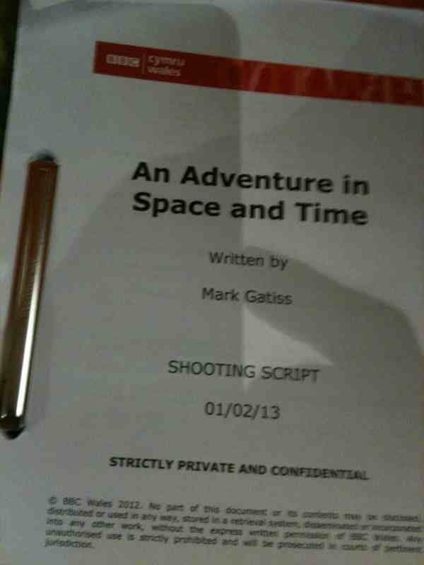 From Mark Gatiss&#8230; An Adventure In Space And Time