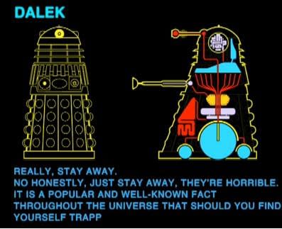 VIDEO: The HitchHiker's Guide To The Daleks