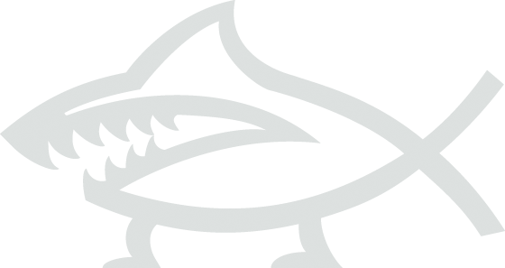 Sharkasaurus  logo white