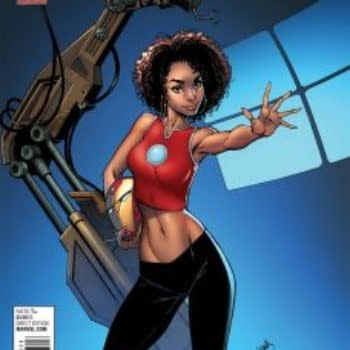 Under Pressure, Midtown Comics J Scott Campbell Riri Williams Cover Cancelled. One Of Them.