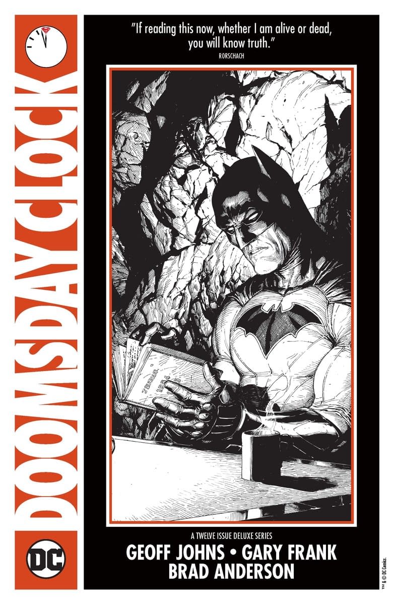 Batman Snoops Through Rorschach's Journal In Doomsday Clock NYCC Artwork