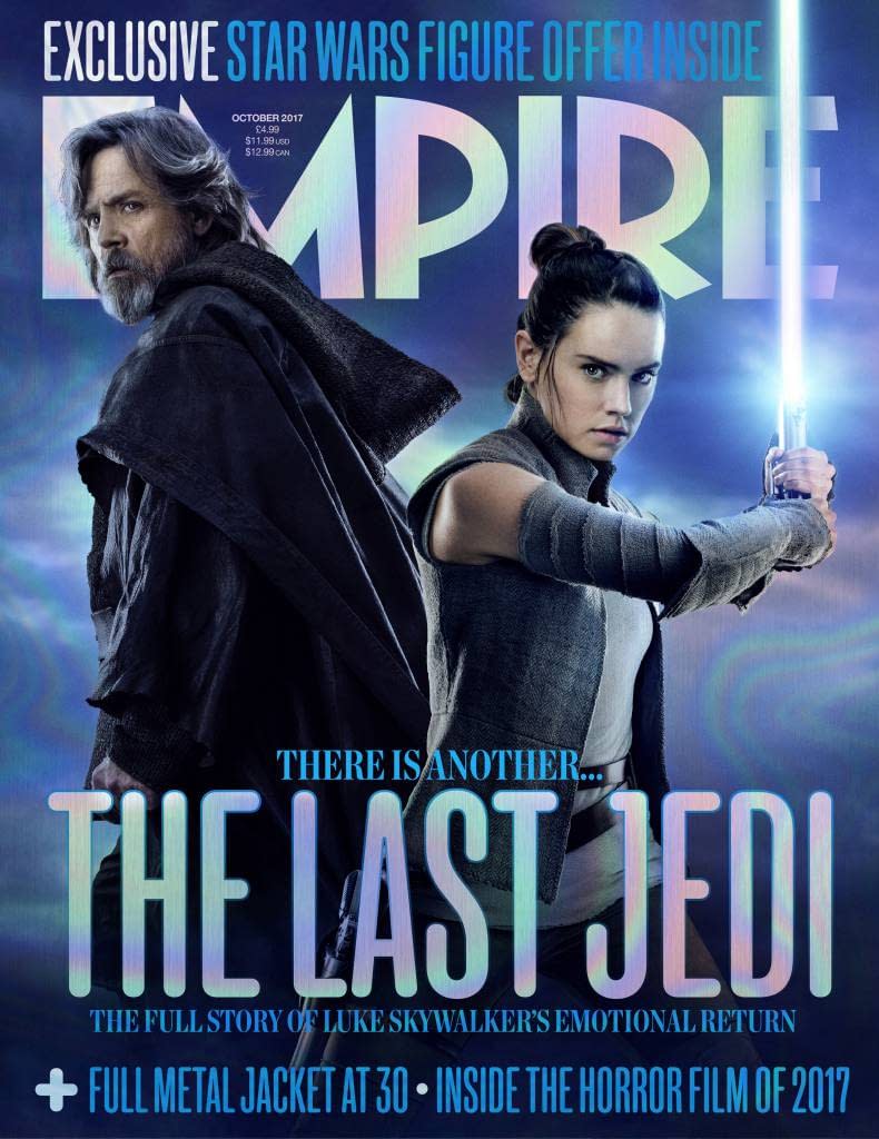 Star Wars: The Last Jedi - Rey And Luke Strike A Pose On This Empire Cover