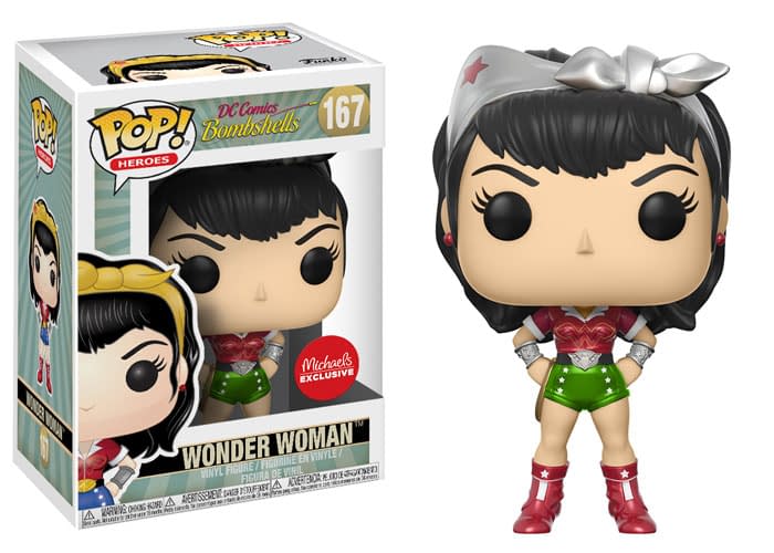 Funko DC Bombshells Wonder Woman Holiday Exclusive Pop