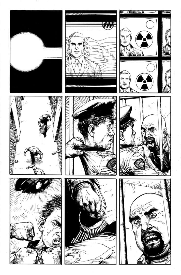 See The First Six (Unlettered) Pages Of Doomsday Clock From NYCC