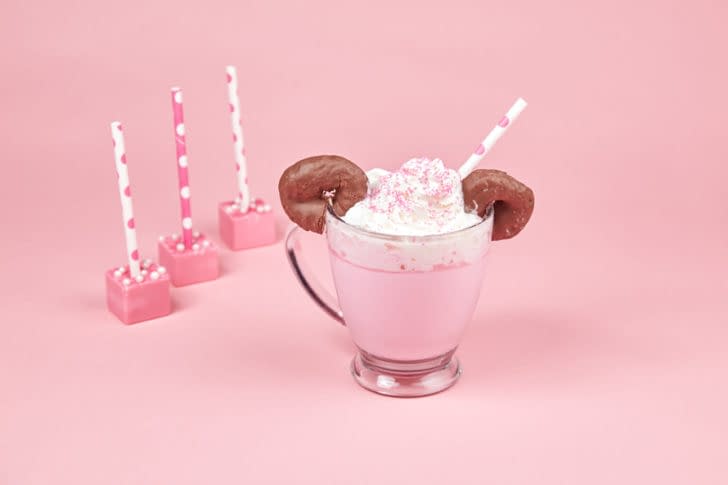 minnie mouse hot chocolate