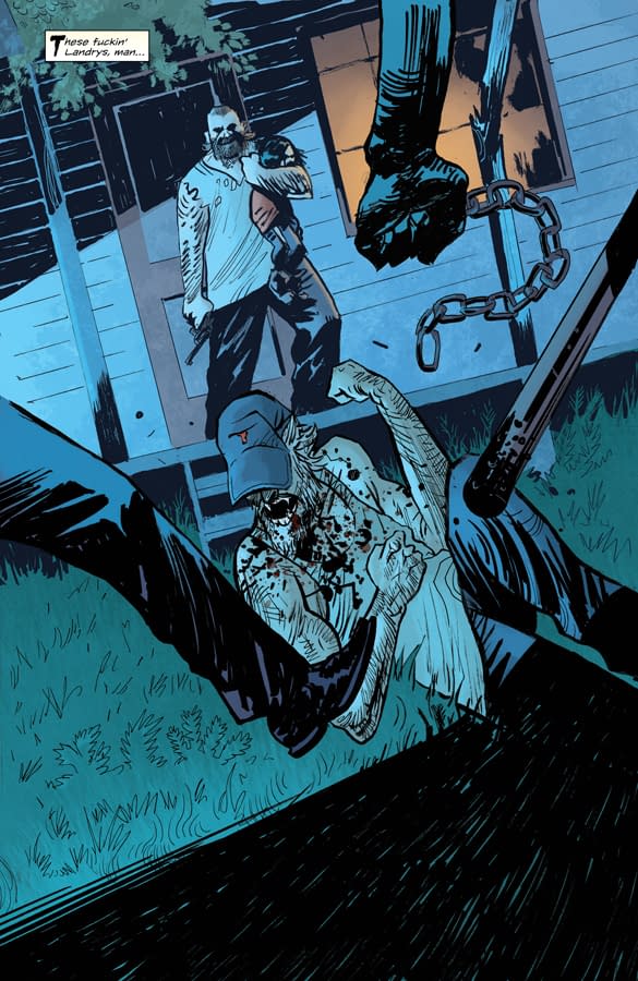 Redneck #9 art by Lisandro Estherra and Dee Cunniffe