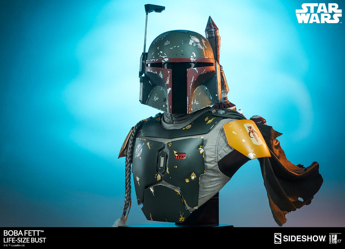 Boba Fett Gets the Life-Size Bust of Our Dreams from Sideshow
