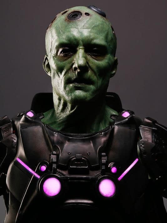 Blake Ritson as Brainiac on Krypton (Photo: Syfy)