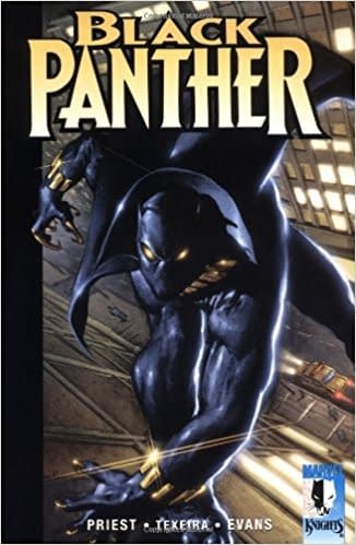 Marvel Knights Black Panther #1 cover by Mark Texeira and Joe Quesada