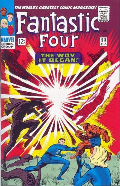 Fantastic Four #53 cover by Jack Kirby