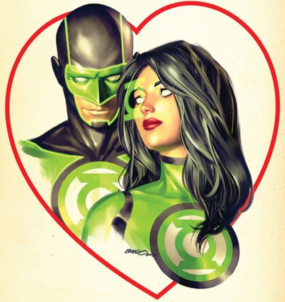 Green Lanterns #40 variant cover by Brandon Peterson