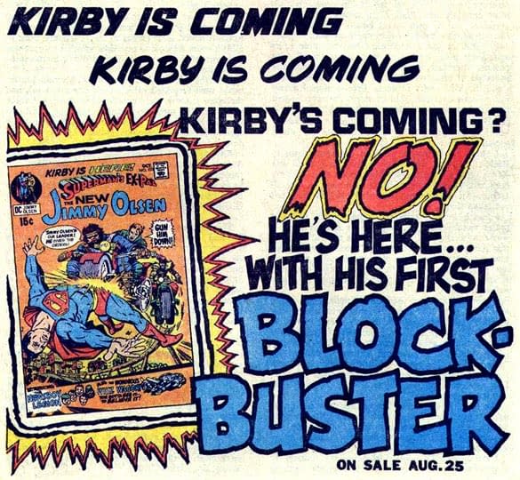 DC Comics Equating the Brian Michael Bendis Move to Jack Kirby?