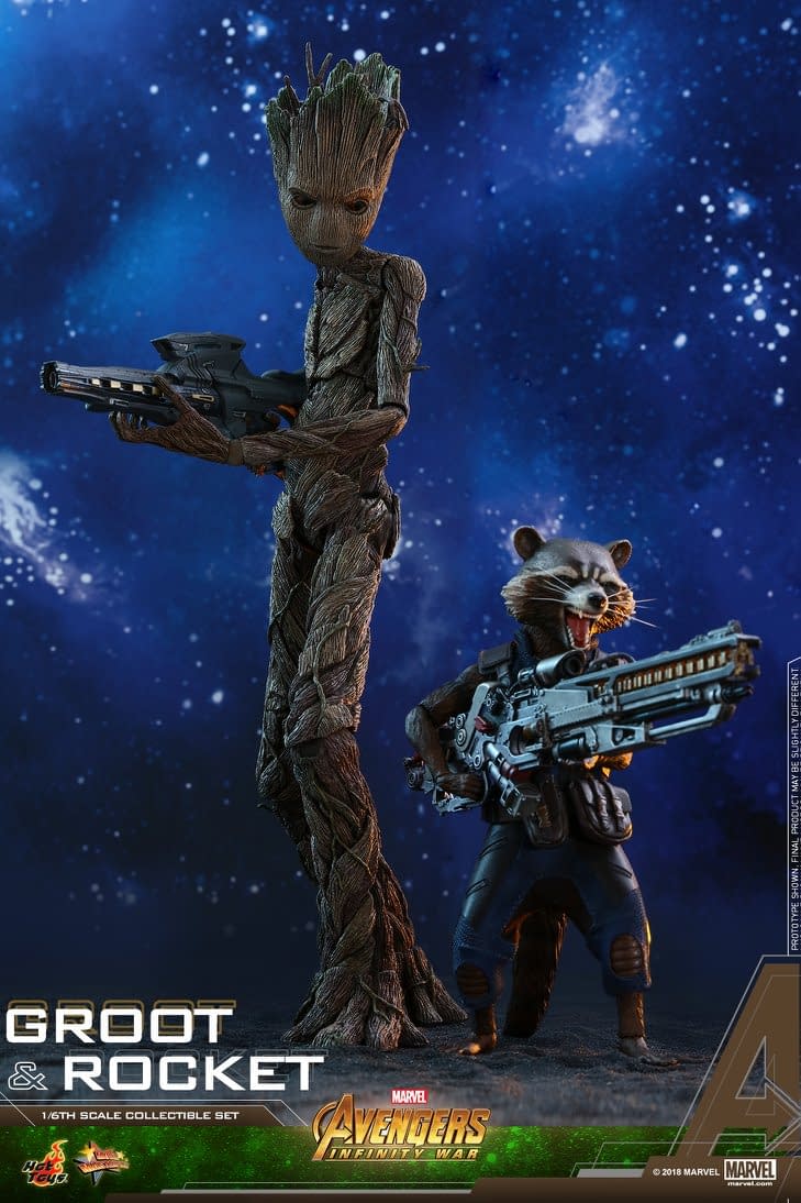 Groot And Rocket Are The Latest 'Infinity War' Hot Toys Announced