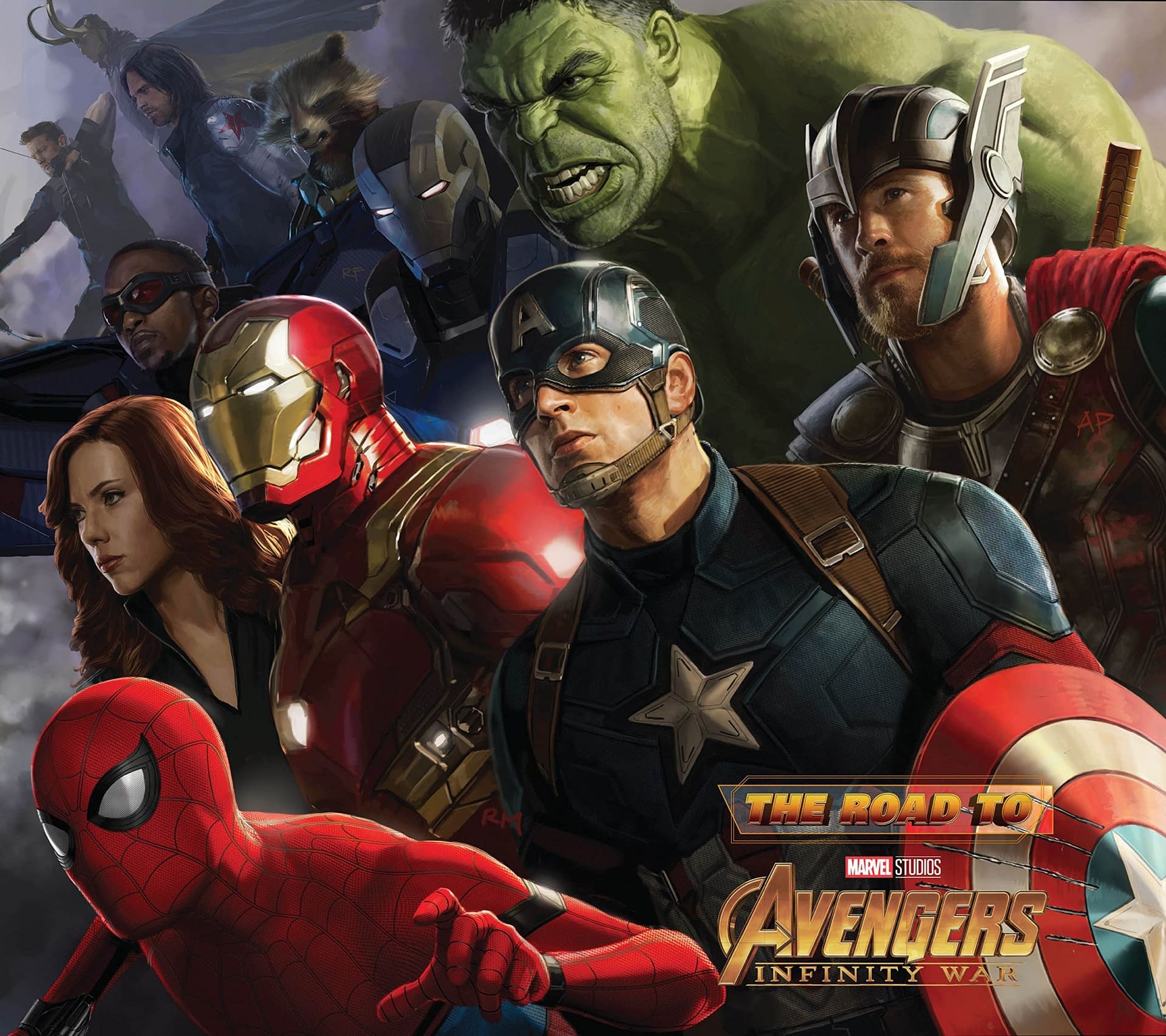 A Short Avengers: Infinity War Promo and the Cover of the New Art Book