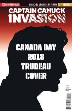 Trump Vs Trudeau in Captain Canuck: Invasion for Canada Day in July?