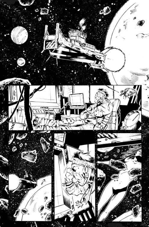 Andrea Mutti's Process Art for Swashbucklers: The Saga Continues #1