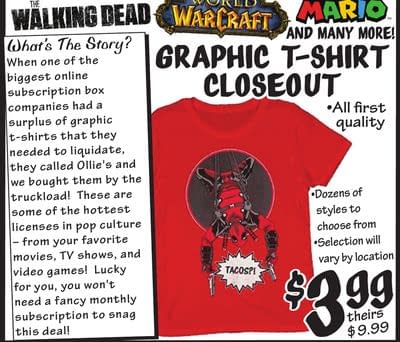 Loot Crate Sell Trucks of Its Exclusive T-Shirts to Ollie's Discount (UPDATE)