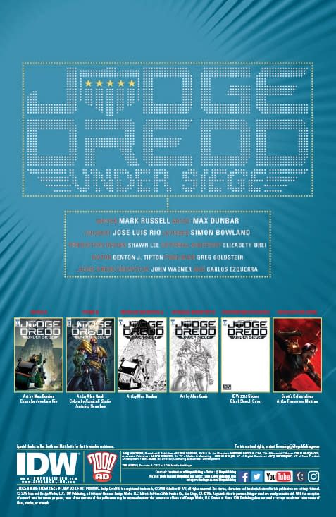Exclusive Preview – Judge Dredd: Under Siege #1
