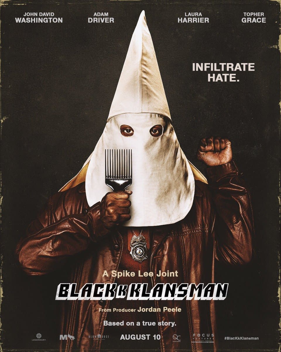 The First Poster for BlacKkKlansman