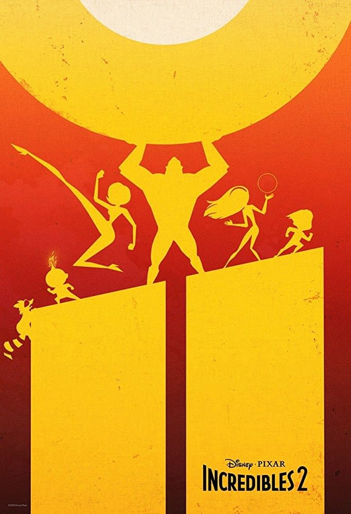 Incredibles 2 Gets a New Silhouette Poster, Plus Early Double Features