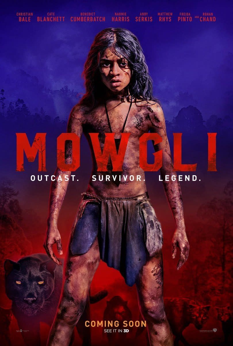 Warner Bros. Releases a Trailer, Poster, and Behind-the-Scenes Featurette for Mowgli