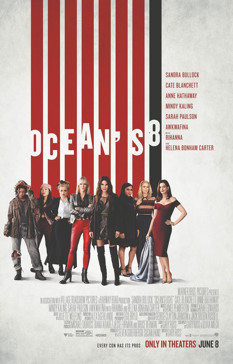 Ocean's 8: Final Trailer, Poster, and the Cast Intros the First Public Screenings