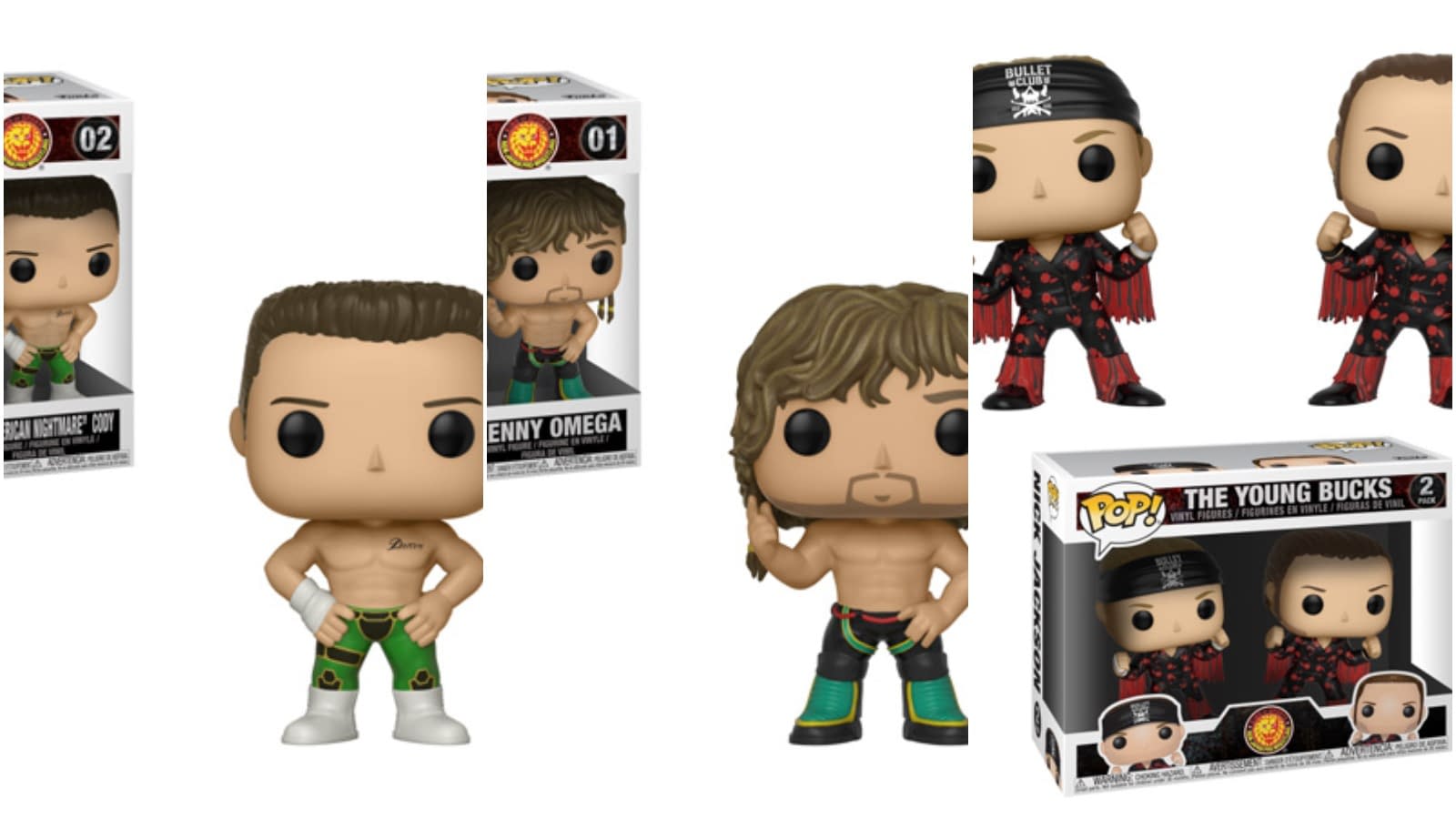 Bullet Club Gets the First Non-WWE Funko Pops in August