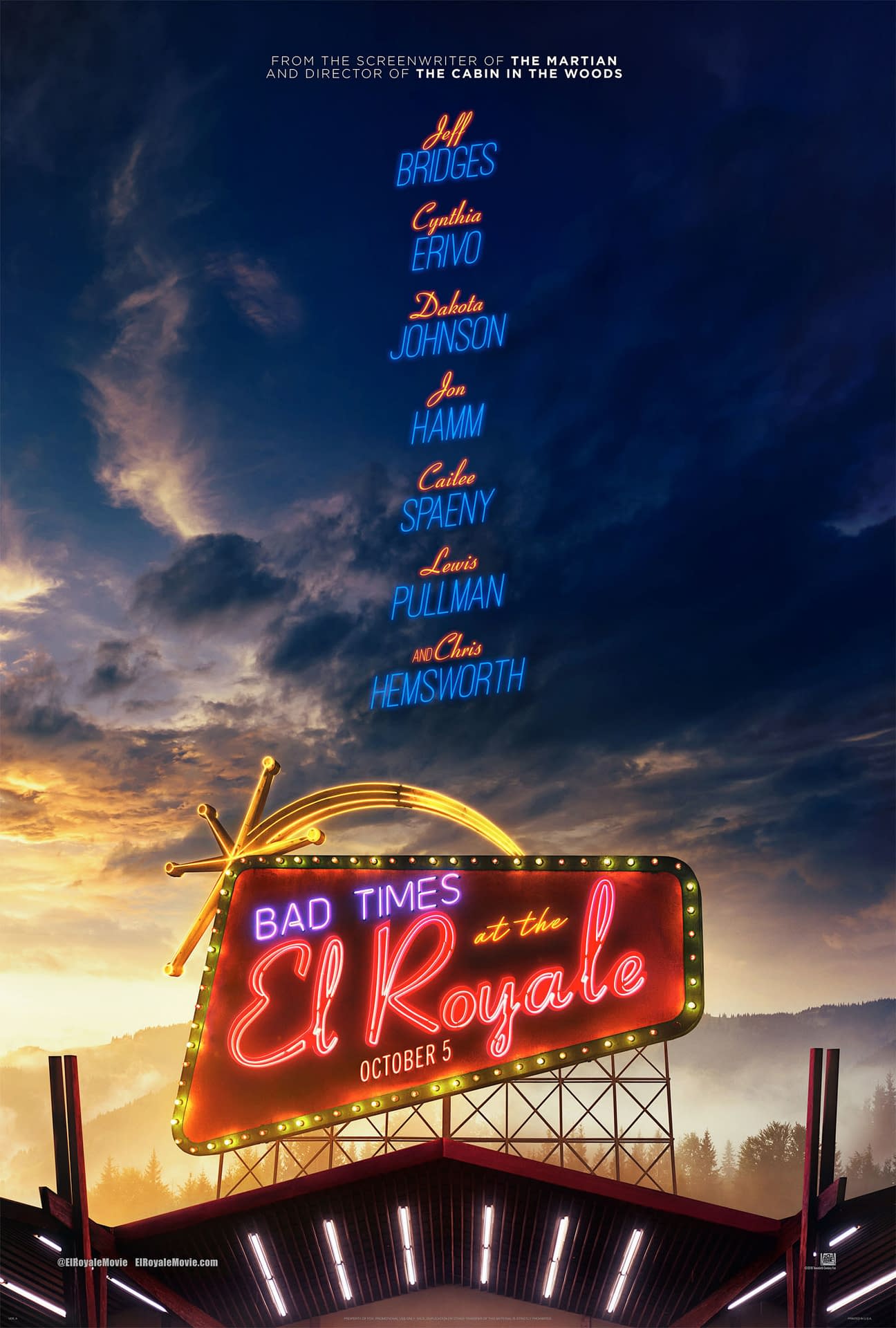 First Trailer, Images, and Poster for Bad Times at the El Royale